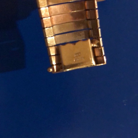 14k 3 color Italian bracelet - Picture 4 of 5